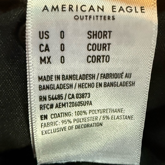 American Eagle Outfitters Shiny Black Faux Leather Pants - Picture 8 of 9